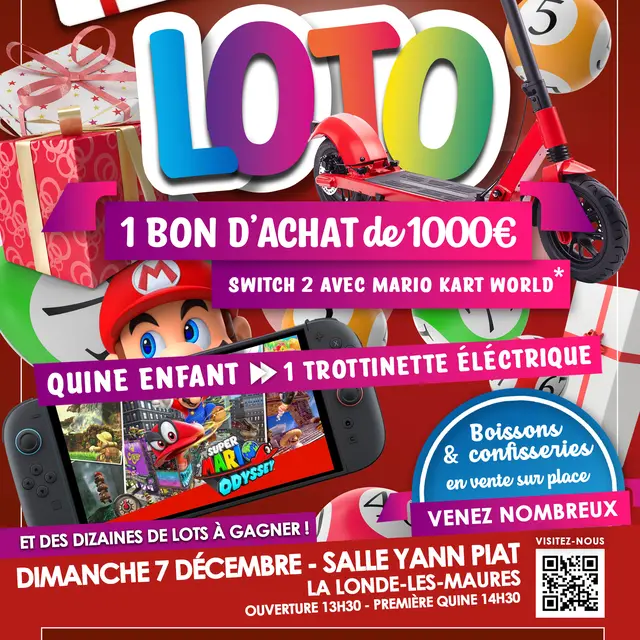 Loto par le Club de l'Amitié_La Londe-les-Maures