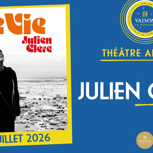 Julien Clerc en concert au Théâtre Antique_Vaison-la-Romaine
