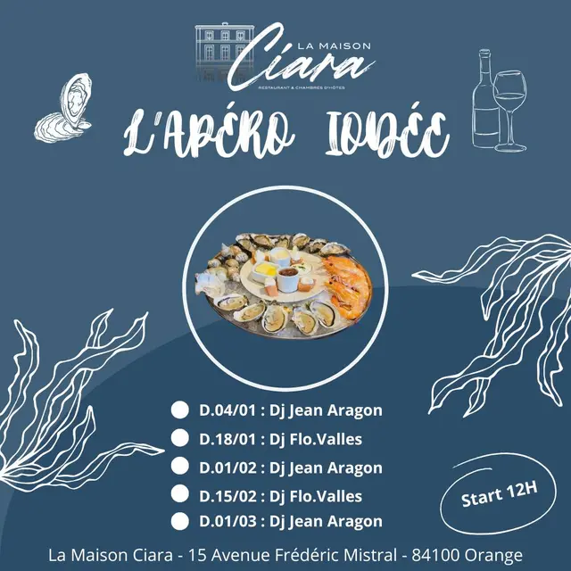 L'apéro iodé à la Maison Ciara_Orange