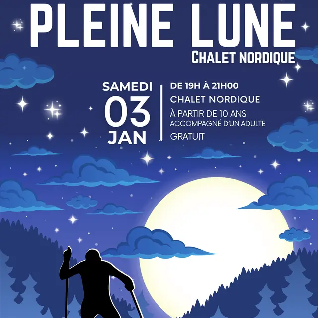 Soirée spéciale pleine lune en skis de fond !_Vallouise-Pelvoux