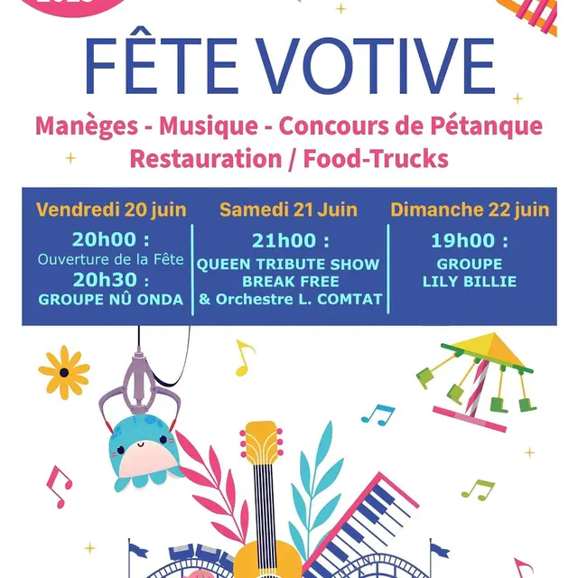 Fête votive & animations musicales_Les Angles