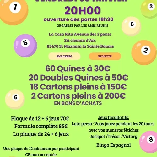 Nuit du loto des Amis réunis_Saint-Maximin-la-Sainte-Baume