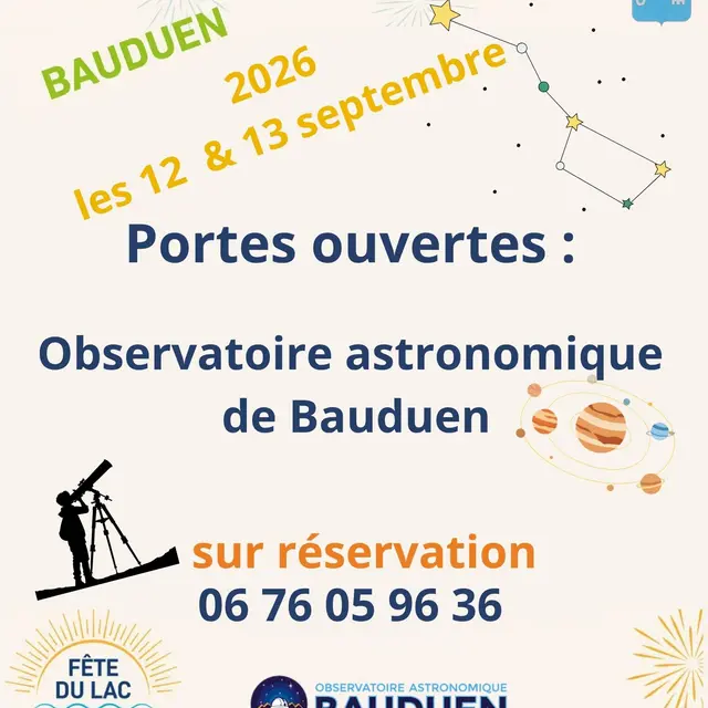 Fête du lac de Sainte Croix - Portes ouvertes de l'Observatoire astronomique de Bauduen_Bauduen