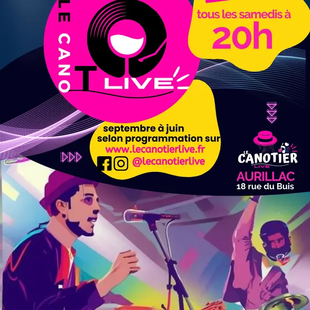 Les samedis au Canotier Live_Aurillac