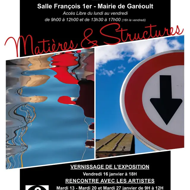 Exposition : Matières et structures - Photos_Garéoult