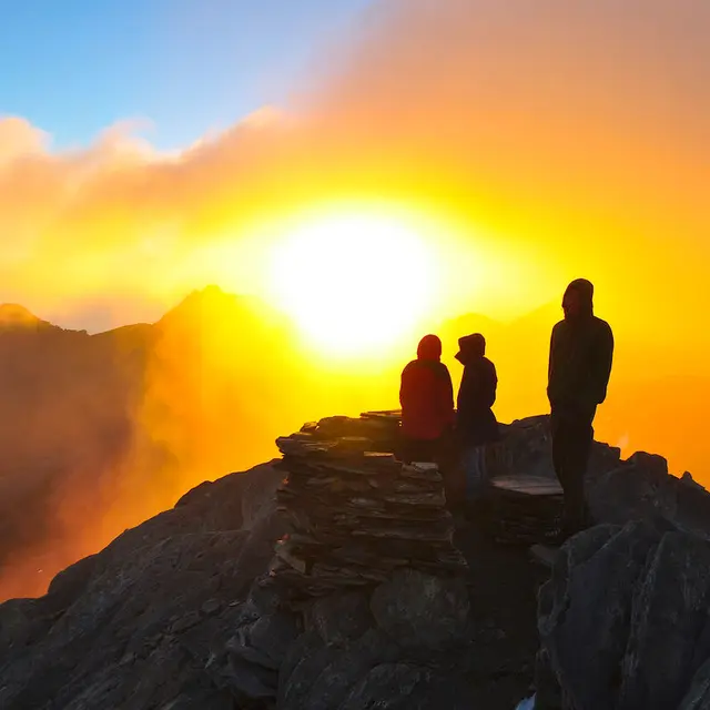 levé de soleil au pain de sucre