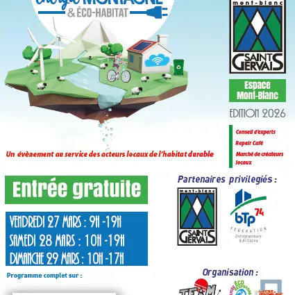 Salon énergie montagne - 28ème édition_Saint-Gervais-les-Bains