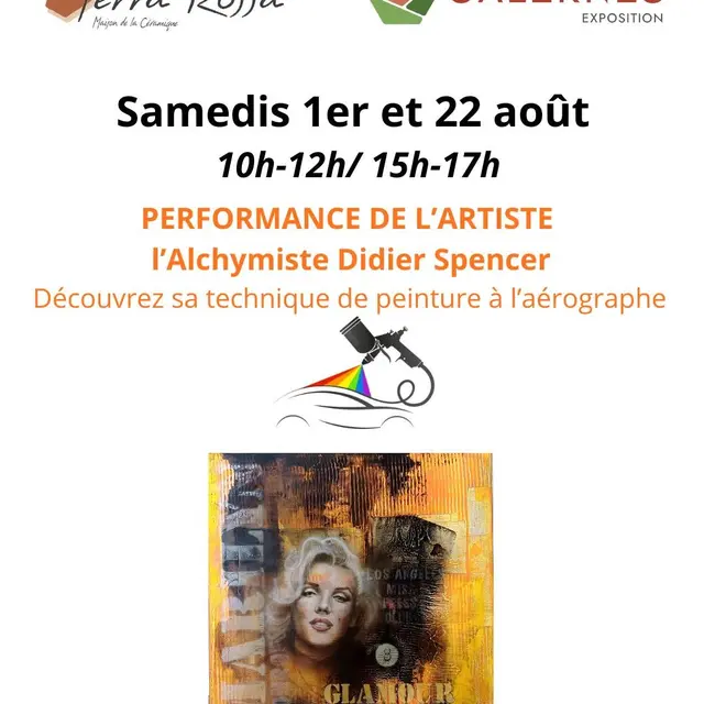 Performance de l'artiste Didier Spencer_Salernes