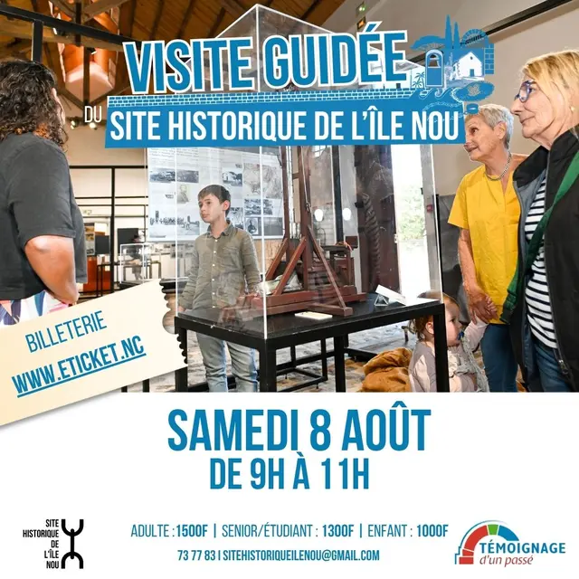 Visite Guidée du Site Historique de l'Île Nou_Nouméa