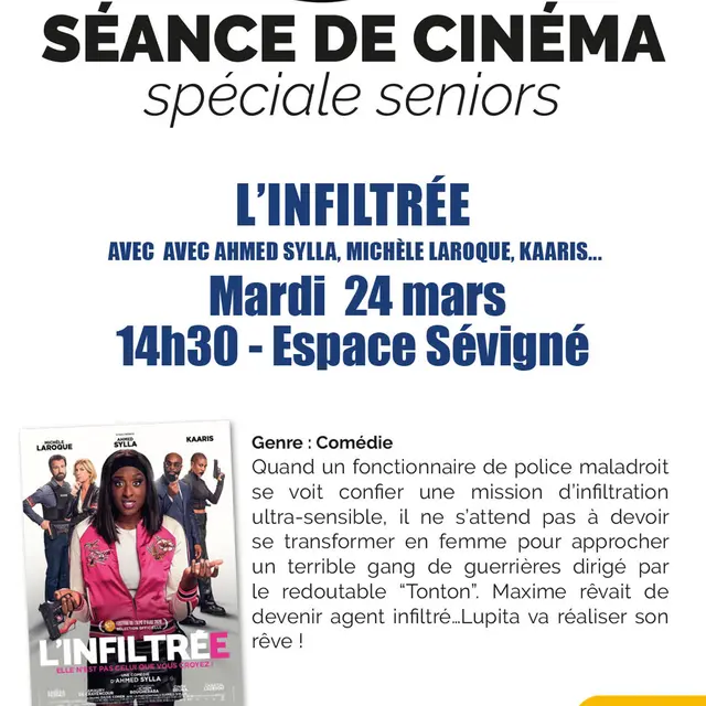 Ciné Seniors - L'infiltrée_Lambesc