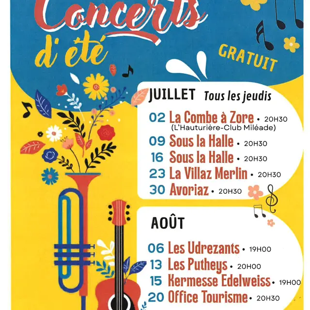 Concert de l'Harmonie Municipale de Morzine_Morzine