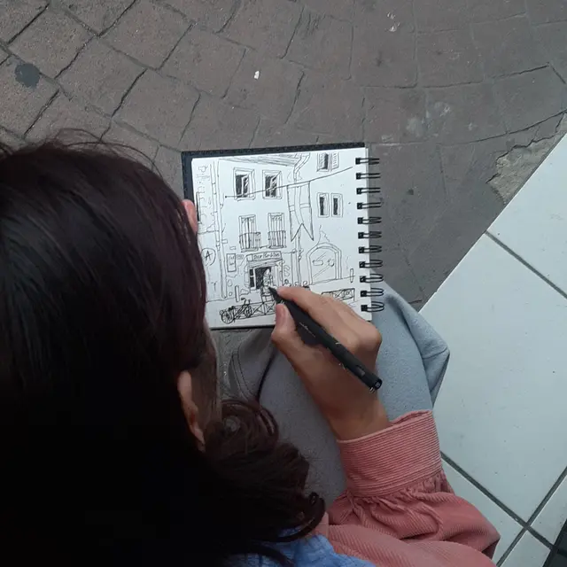 Atelier carnet de voyage avec Sue_Chambéry