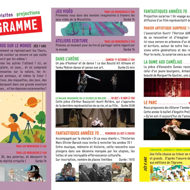 Programme automne 2025 (1/2)