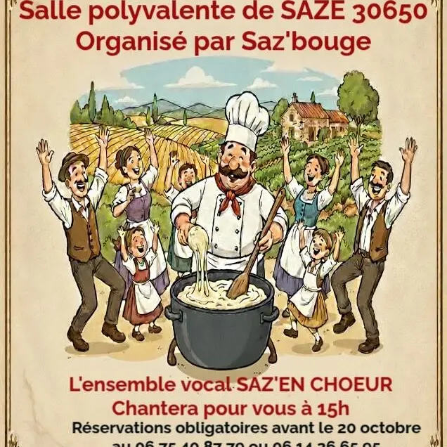 Concert de l'Ensemble vocal Saz'en Chœur_Saze