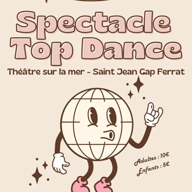 Spectacle de danse de l'association Top Dance_Saint-Jean-Cap-Ferrat