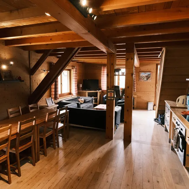 Salon et cuisine