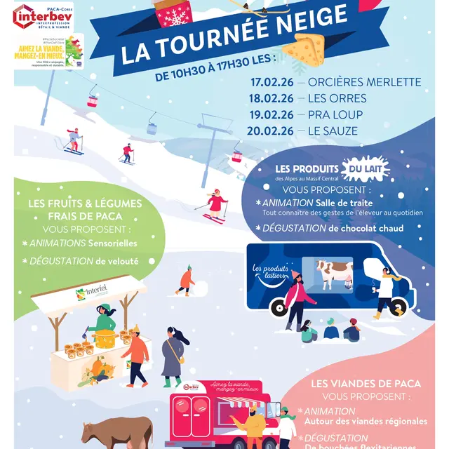 La tournée neige à Orcières !_Orcières