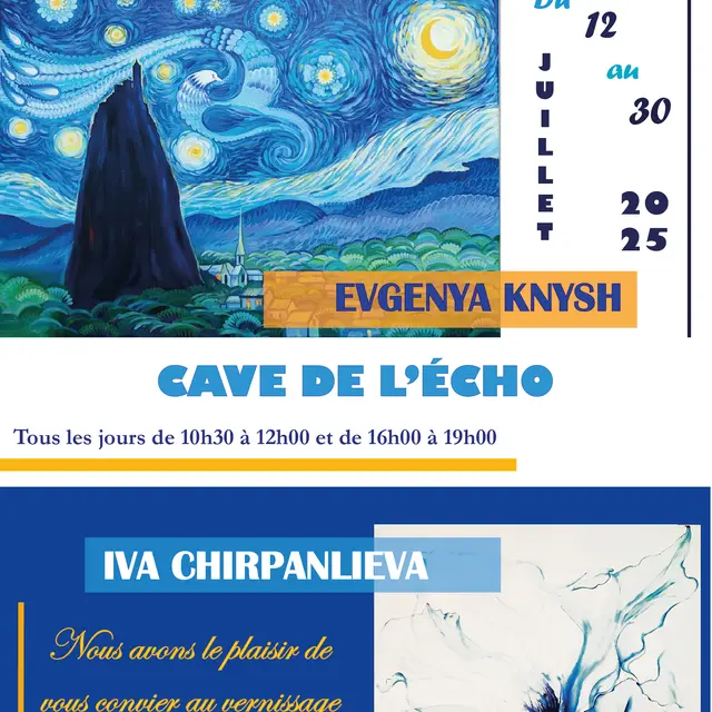EVE-Exposition d'aquarelles_La Chaise-Dieu-Affiche
