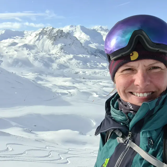 Louise sur les pistes