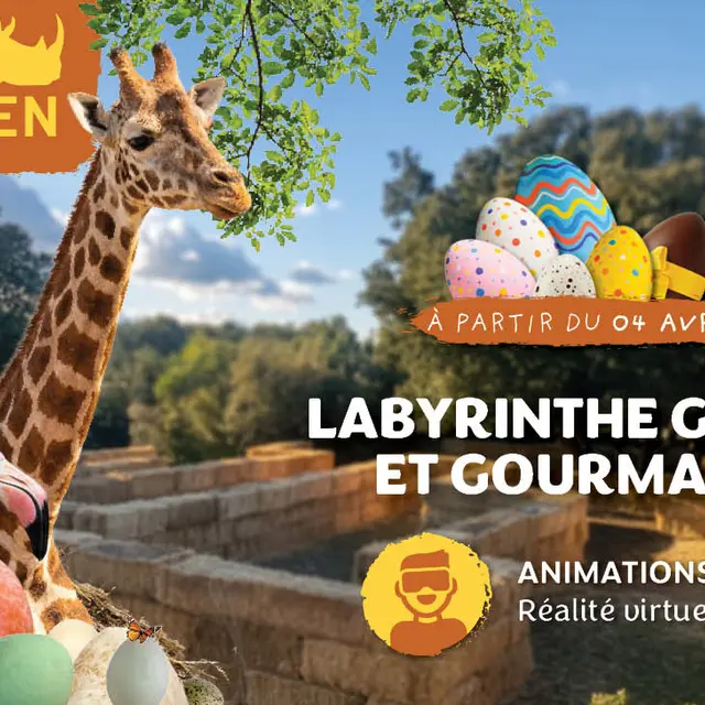 Chasse aux œufs de Pâques - Parc animalier de La Barben_La Barben