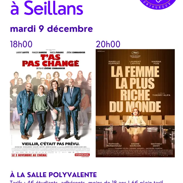 Cinéma au village de Seillans - 2 séances_Seillans