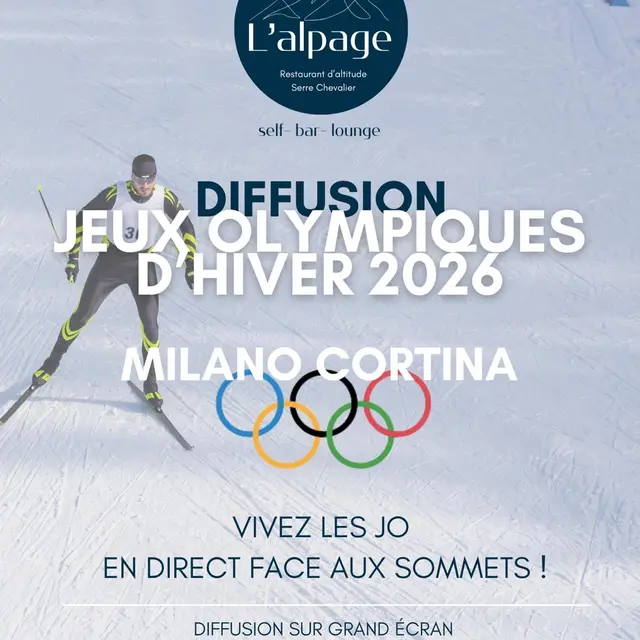 Diffusion des JO 2026 à l'Alpage_La Salle-les-Alpes