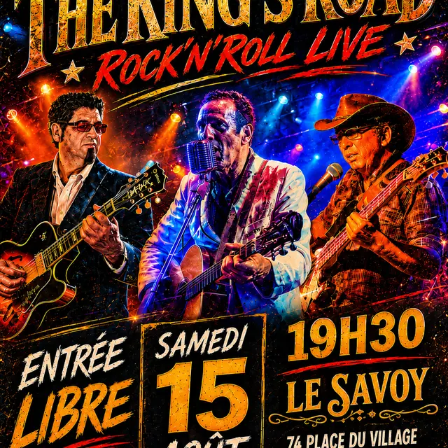Concert avec The King's Road 73 au Savoy_Saint-Nicolas-la-Chapelle