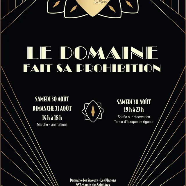 Le Domaine fait sa prohibition !_Saint-Cyr-sur-Menthon