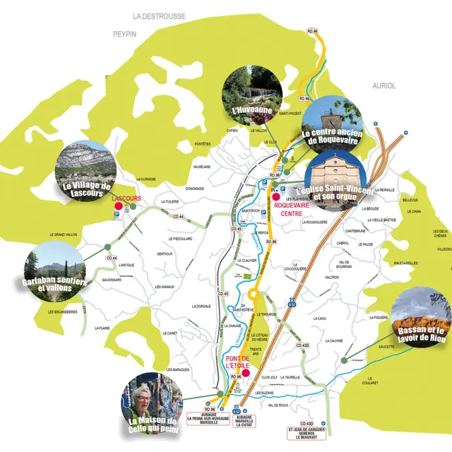 Itinéraire touristique des « 7 Merveilles de Roquevaire »._Roquevaire