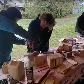 Fabrication de nichoirs pour pollinisateurs sauvages_Douvaine