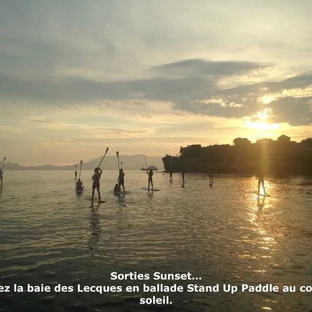 Sunset : Coucher de soleil en paddle