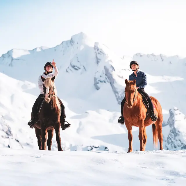 Balade à cheval au Grand-Bornand