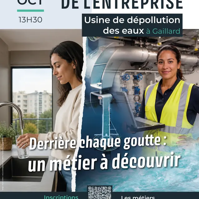 visite usine de dépollution des eaux