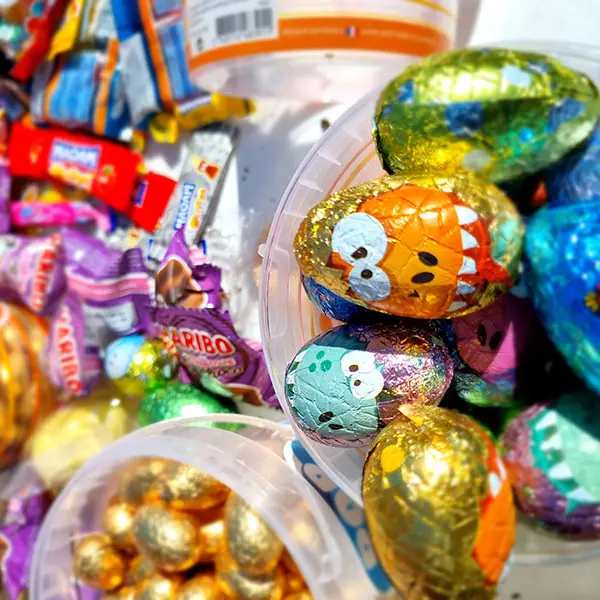 Chasse aux oeufs de Pâques