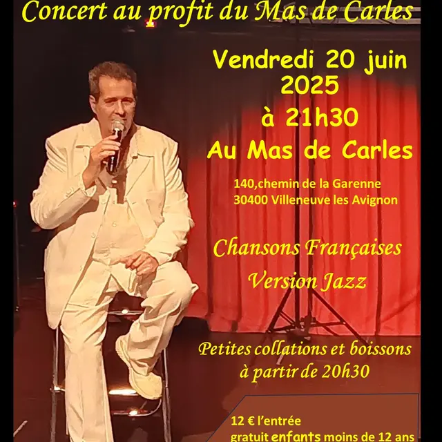 Concert de Jean-Paul Favier au Mas de Carles_Villeneuve-lez-Avignon