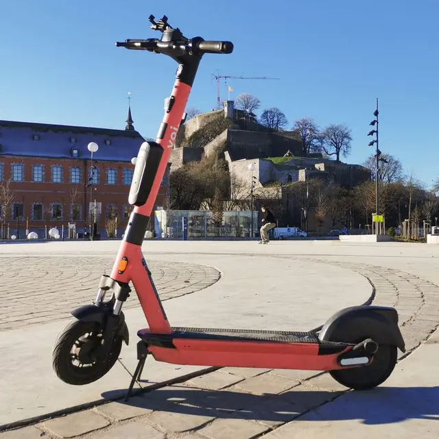 Voi trottinettes en libre service