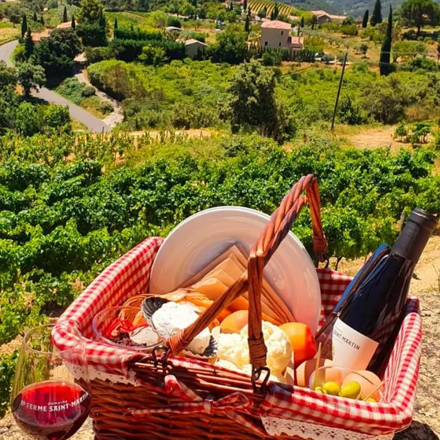 Paniers champêtres - Domaine La Ferme Saint-Martin_Suzette