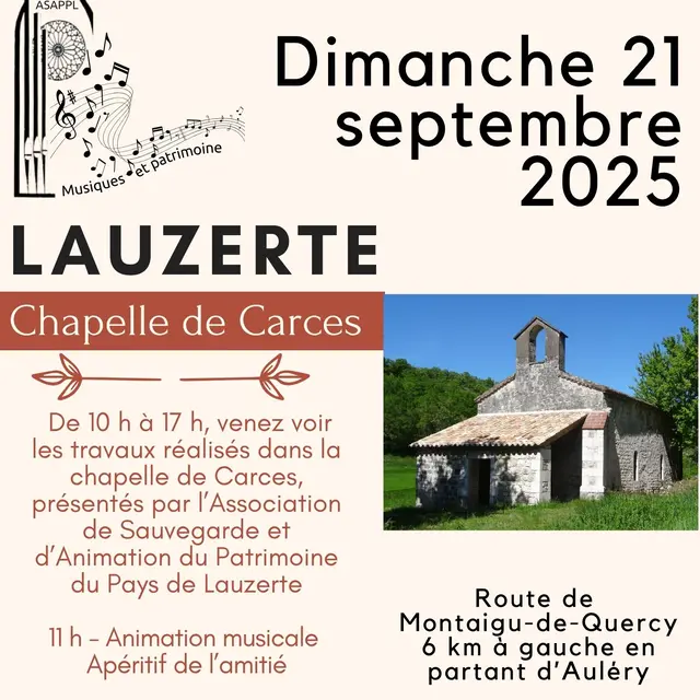 Journées Européennes du Patrimoine à Carcès_Lauzerte
