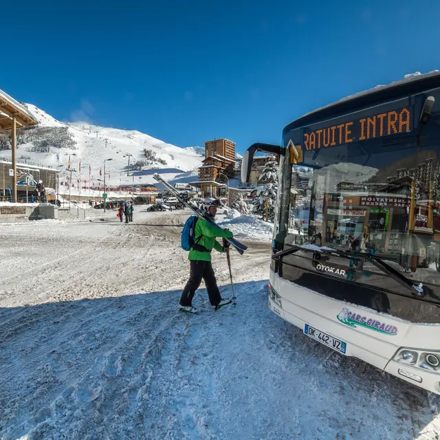 Navette gratuite intra-station