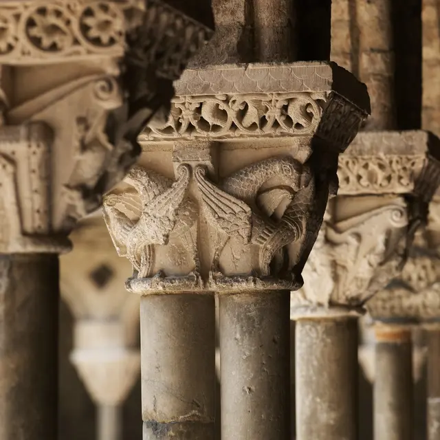 Gros plan de chapiteaux