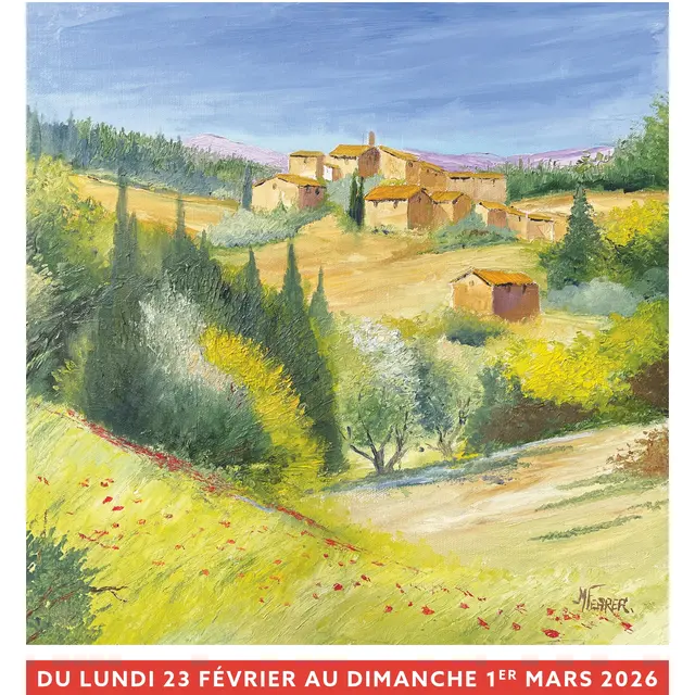 Exposition des peintures de Jean-Marie Ferrer Lumières du Sud_Tanneron