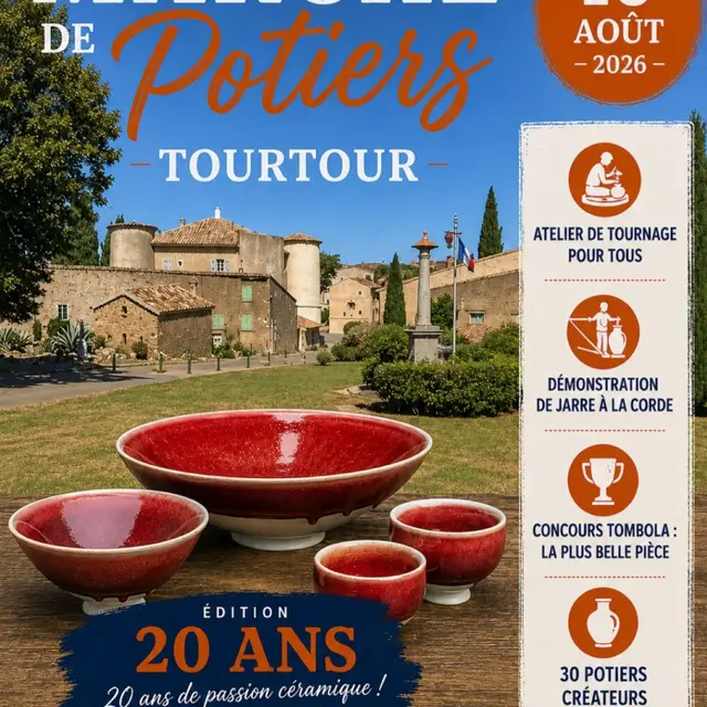 Marché de potiers_Tourtour