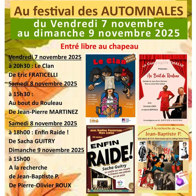 Festival de théâtre Les Automnales_Villecroze