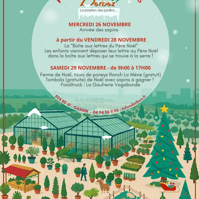Noël à la pépinière chez Derbez_Gassin