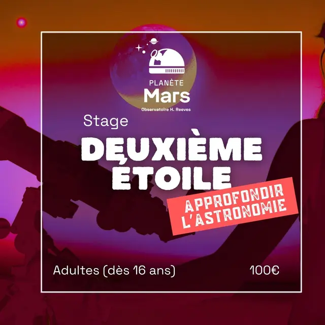 Stage Deuxième Étoile : Approfondir l'astronomie