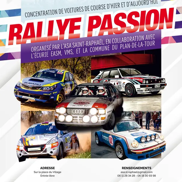 Exposition de véhicules de Rallye_Le Plan de la Tour