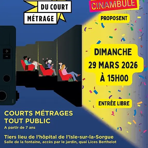 Fête du Court Métrage à la Guinguette de la Fontaine_L'Isle-sur-la-Sorgue