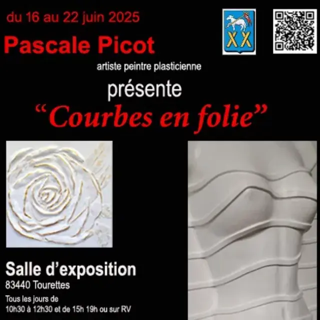 Pascale Picot expose des  Courbes en Folie_Tourrettes