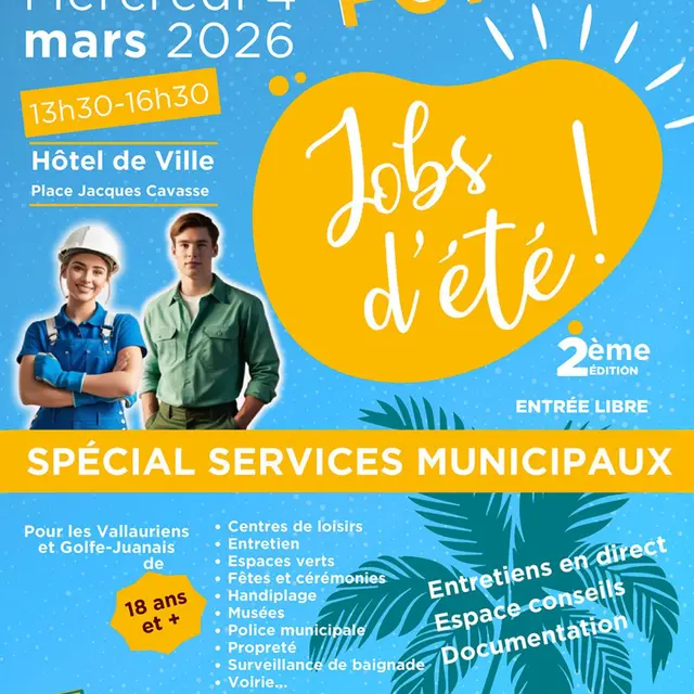 Forum Jobs d'été_Vallauris Golfe - Juan