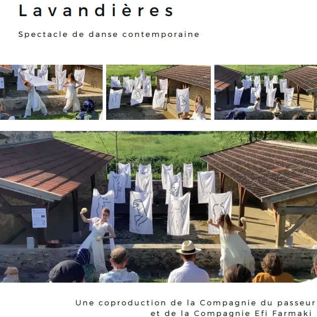 Spactacle de danse : Les Lavandières_Mallefougasse-Augès